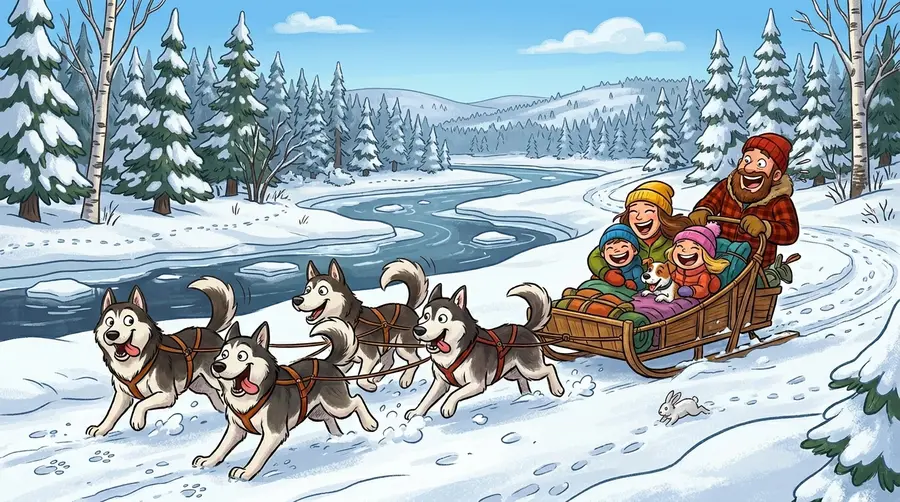 Chiens de traîneaux — fun