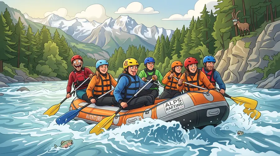 Rafting sur la Dranse — fun